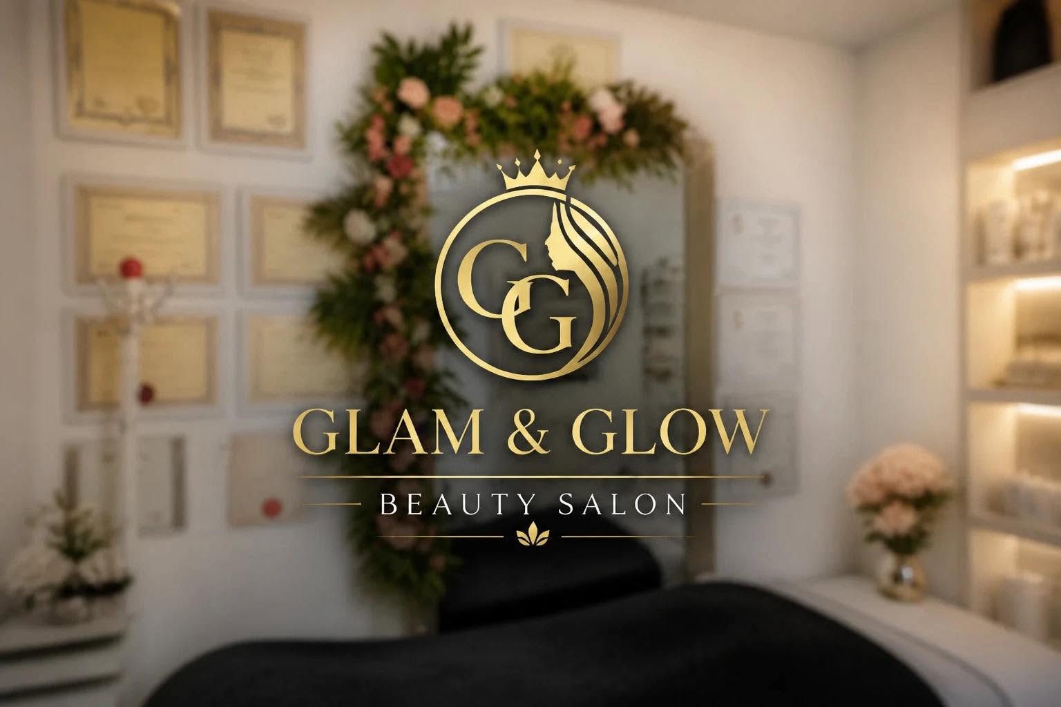 Inside Glam & Glow Beauty Salon
